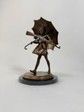 Slinger Assault Girl Sculpture