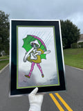 Slinger Mushroom Girl framed print