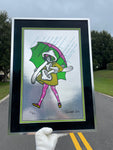 Slinger Mushroom Girl framed print